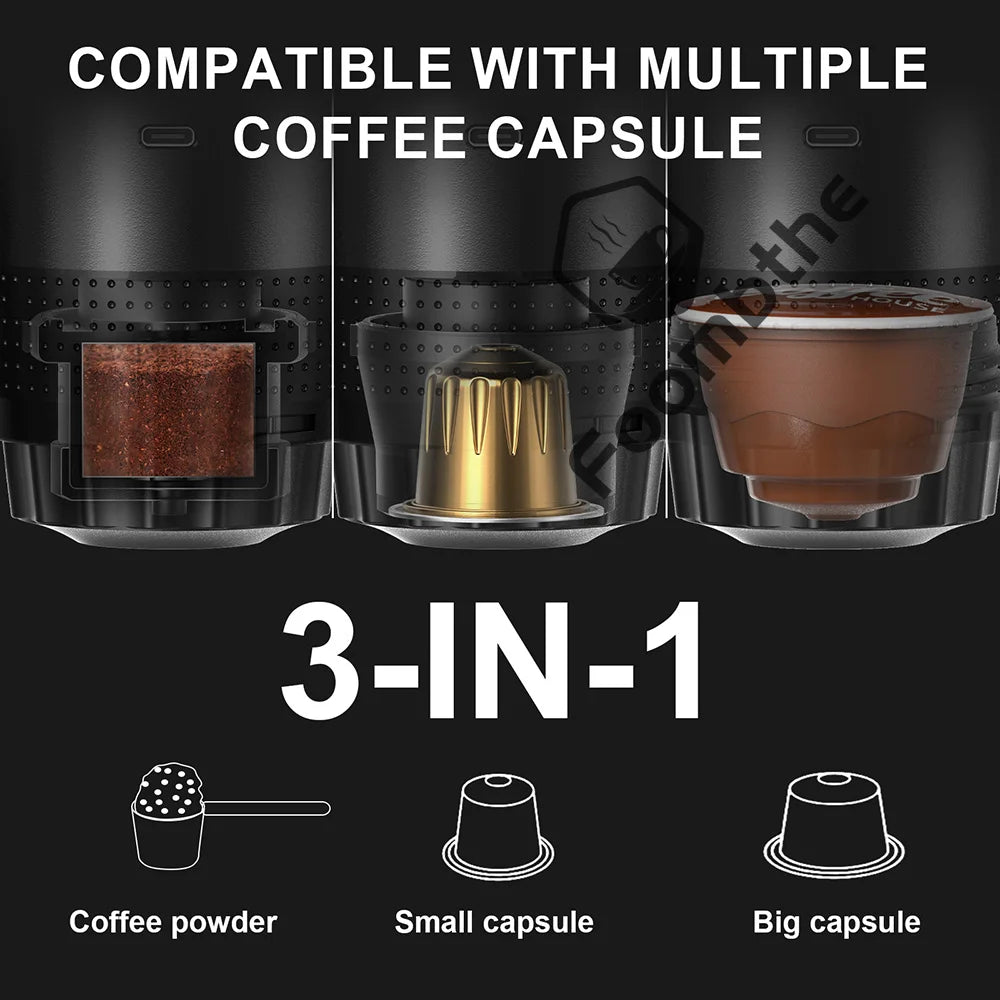 3-in-1 Tragbare Espressomaschine