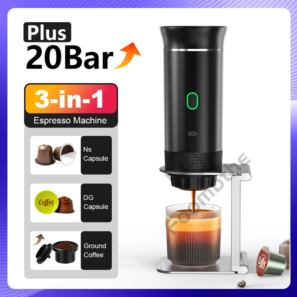 3-in-1 Tragbare Espressomaschine