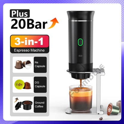 3-in-1 Tragbare Espressomaschine