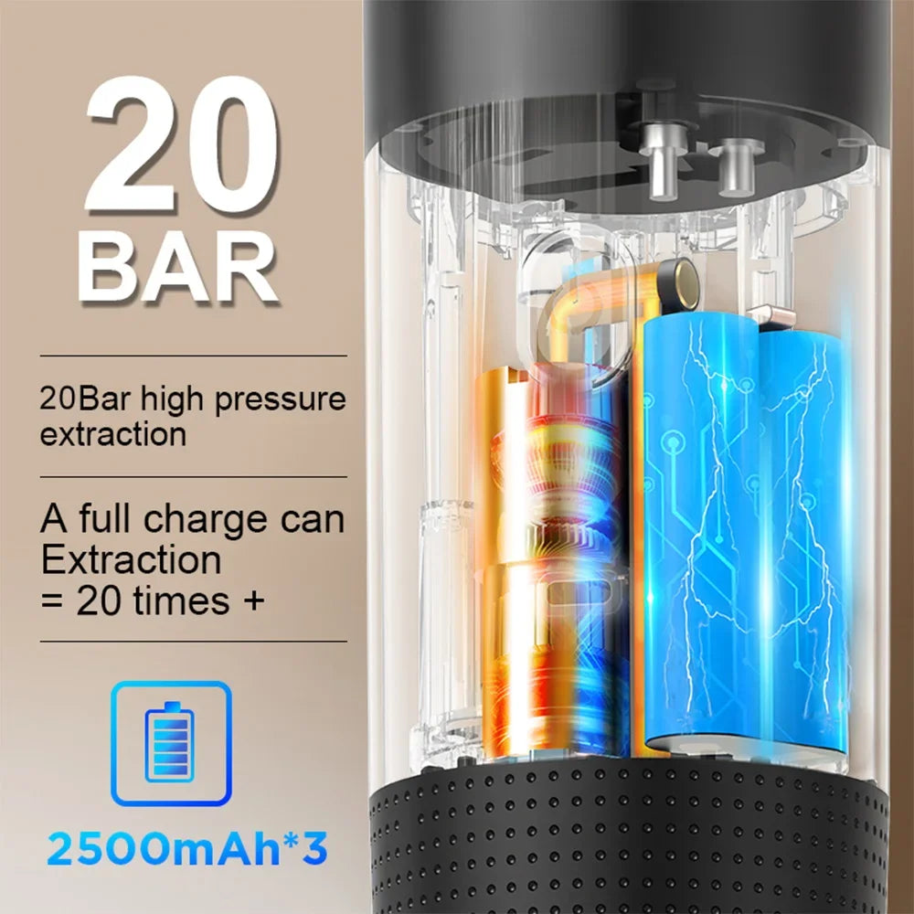 3-in-1 Tragbare Espressomaschine