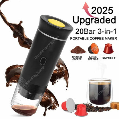 3-in-1 Tragbare Espressomaschine